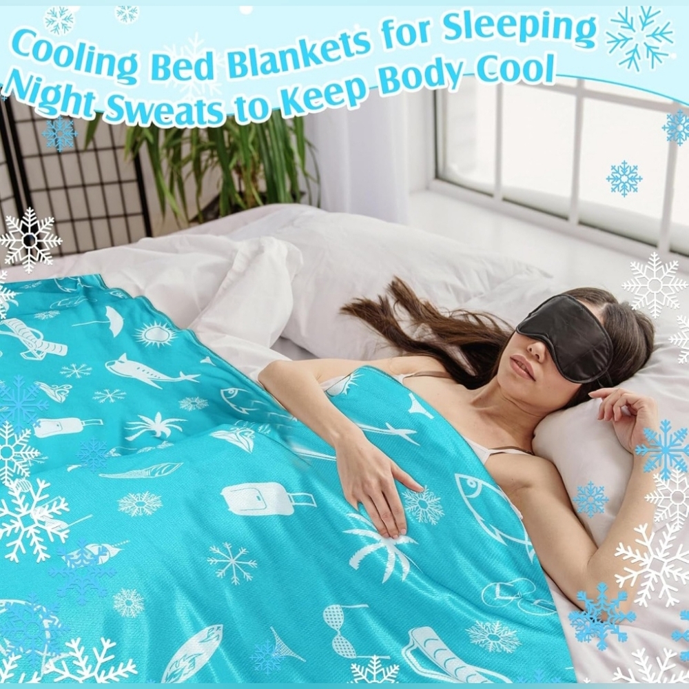 New Cooling Blanket - Blue